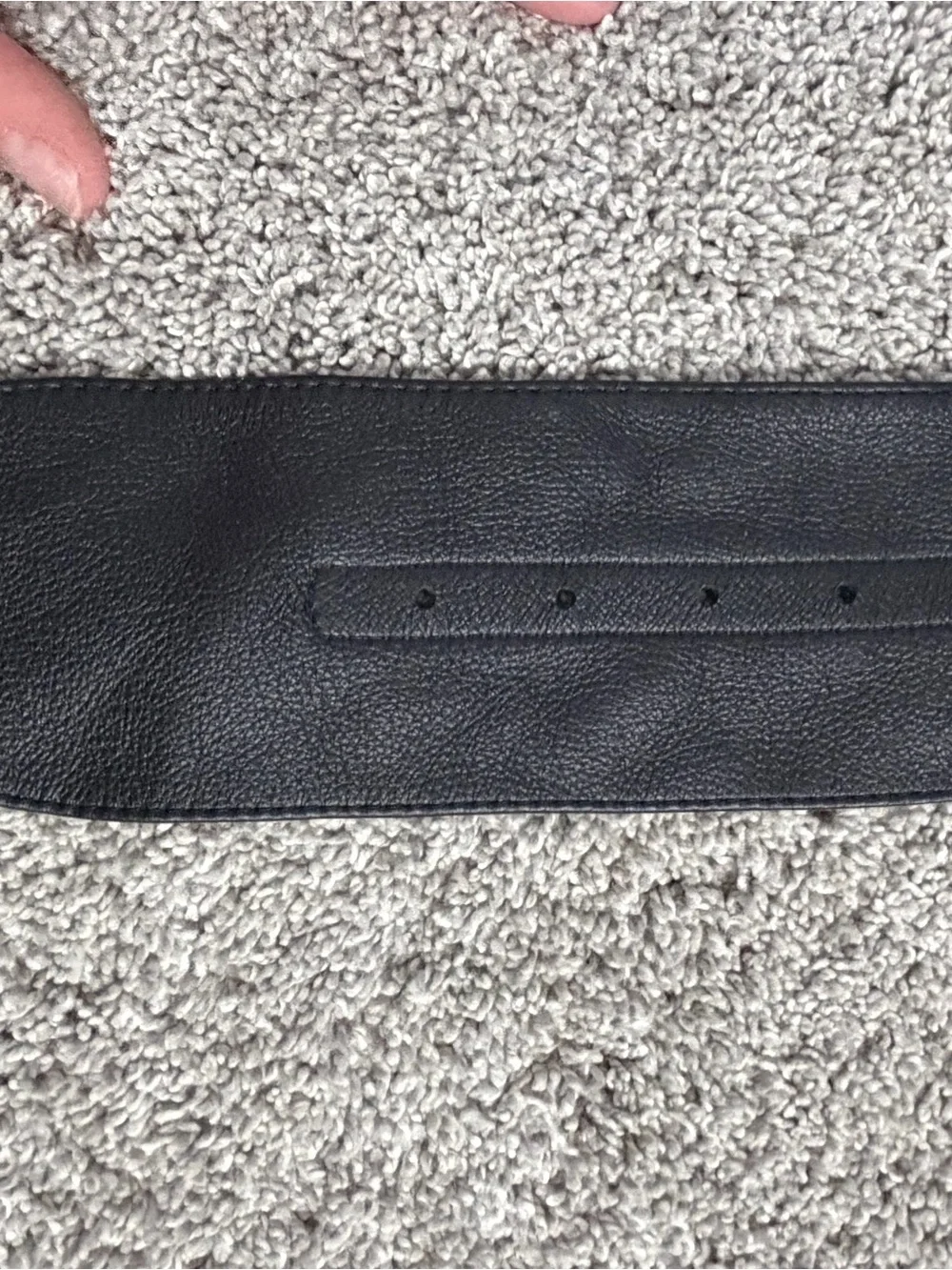 Brighton Leather Belt with Decorative Silver Buckle Sz 36